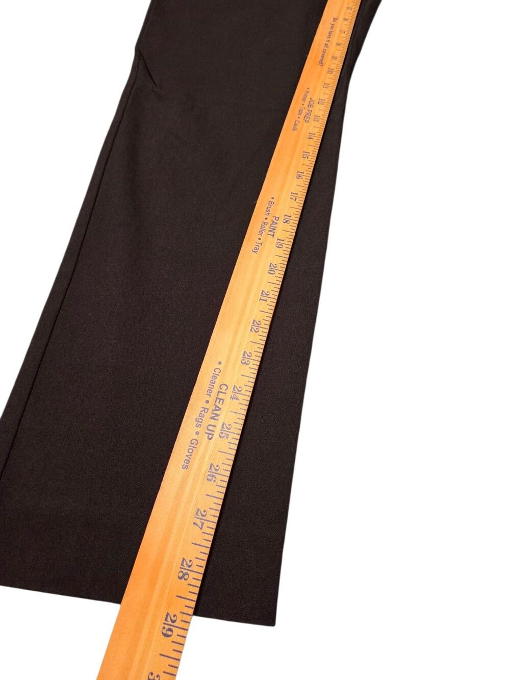 Krazy Larry Straight Leg Pants Pull On Womens 10 Black Elastic Waist Stretch J73 - Picture 7 of 8